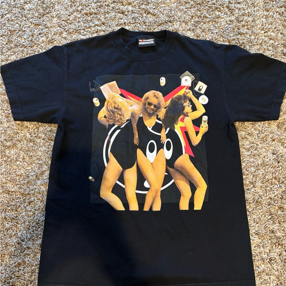 The Hundreds Adam Bomb summer time Black Graphic T-Shirt with Retro Print